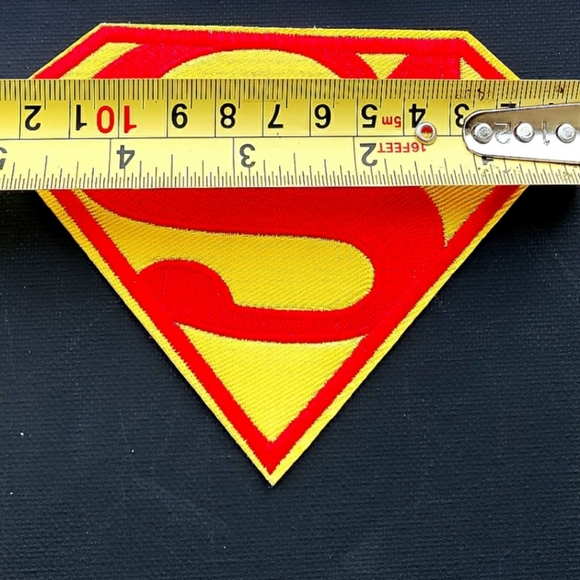 NEW 2 DC SuperGirl Patches/Emblems/Appliqués! Huge 8", Large 5". Iron-On, Sew-On - Picture 6 of 9